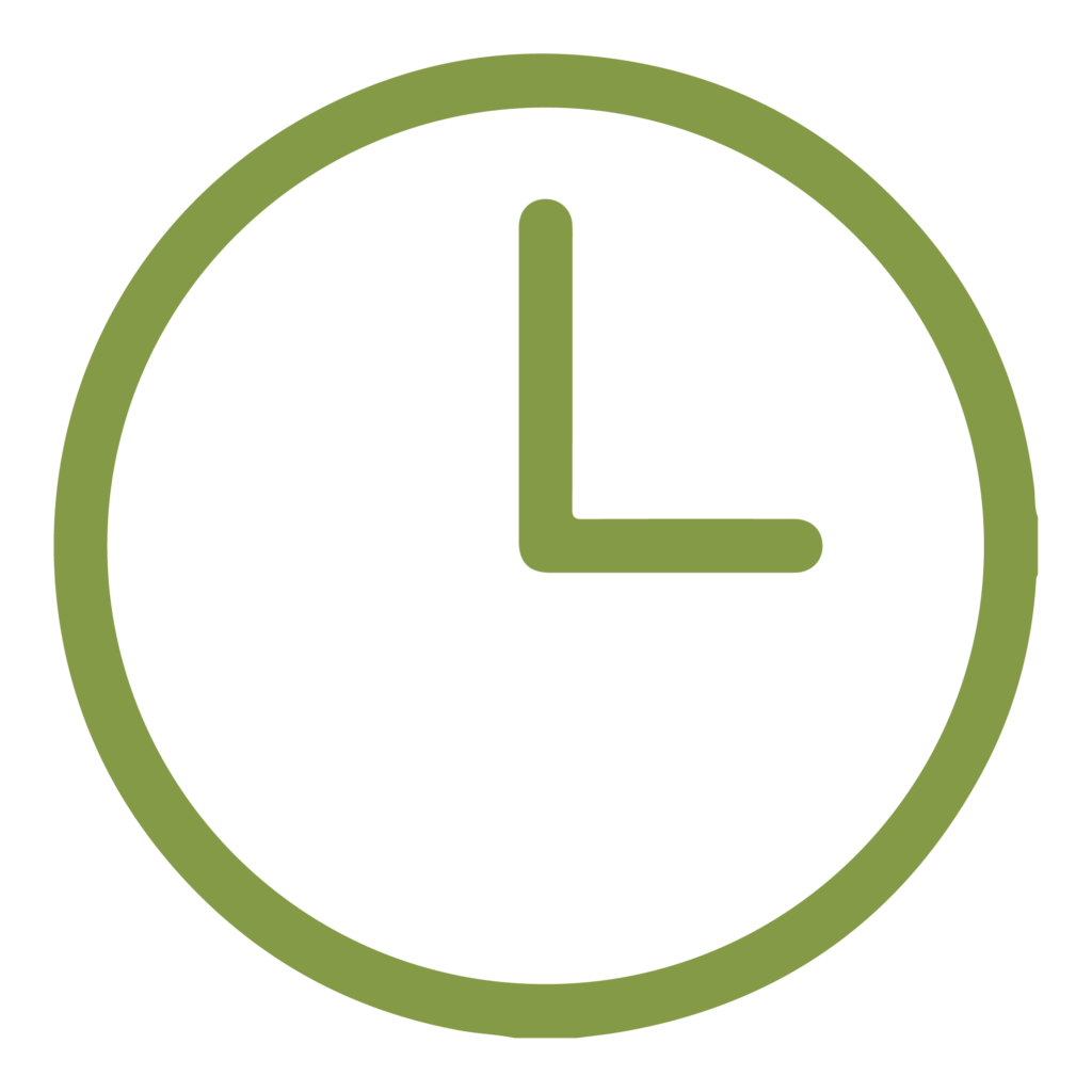 Green clock